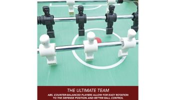 Hathaway Center Stage Pro Series 59-In Foosball Table | Telescopic Safety Rods | BG50382