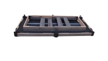 Hathaway Pendleton 6-Ft. Portable Pool Table | Driftwood Finish with Burgundy Felt | BG50379