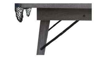 Hathaway Pendleton 6-Ft. Portable Pool Table | Driftwood Finish with Burgundy Felt | BG50379