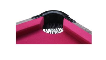Hathaway Pendleton 6-Ft. Portable Pool Table | Driftwood Finish with Burgundy Felt | BG50379