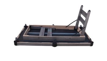 Hathaway Pendleton 6-Ft. Portable Pool Table | Driftwood Finish with Burgundy Felt | BG50379