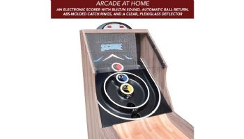 Shooting Star 9-Ft. Roll Hop and Score Arcade Game Table with LED Scoring | BG50375