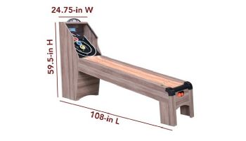 Shooting Star 9-Ft. Roll Hop and Score Arcade Game Table with LED Scoring | BG50375