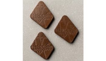 Slick Rock Concrete 34" Square Cascade Water Bowl | Mahogany | No Liner | KCC34SNL-MAHOGANY