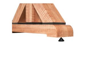 Hathaway Daulton 9-Ft. Shuffleboard Table | White Oak Finish | BG50371