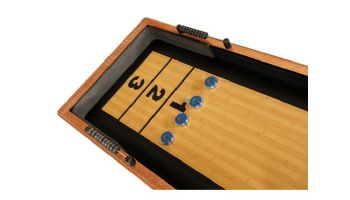 Hathaway Daulton 9-Ft. Shuffleboard Table | White Oak Finish | BG50371