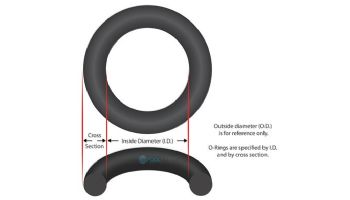 Horizon Cross Section Generic O-Ring | 2-3/8" ID 3/16" | 90-423-5332