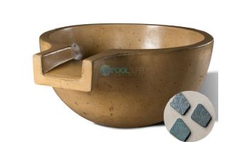 Slick Rock Concrete 36" Large Classic Spill Water Bowl | Denim | No Liner | KSPCL3618NL-DENIM