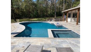 C.L. Industries Hydrazzo Pacifico Polished Marble Non-Slip Pool Finish | 80 Lb. | Platino | HYDCLRIVPLATO