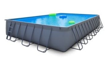 CaliFun Soft Sided Frame Above Ground Pool Assembly Only | 10' x 18' Rectangle 52" Tall | CF-1018