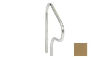 S.R.Smith 26" Figure 4 Residential Handrail Single | 316 Marine Grade Stainless Steel | 1.90" OD | .049" Wall | Taupe | F4H-102S-MG-TP