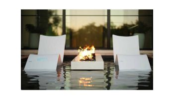 Ledge Lounger Autograph Chaise | In-Pool & Poolside Lounge Chaise | White | LL-AG-C-W