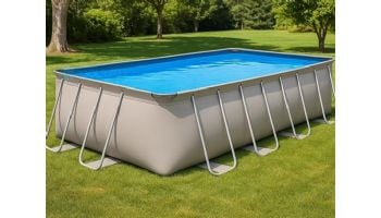 CaliFun Soft Sided Frame Above Ground Swimming Pool Package | 10' x 18' Rectangle 52" Tall | 187331