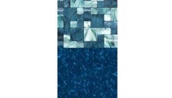 27' Round Over-Lap Above Ground Pool Liner | Emerald Coast Pattern | 48" - 54" Wall | Standard Gauge | NL606-20
