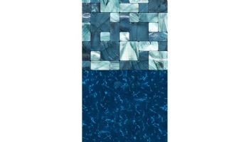 12' x 24' Oval Over-Lap Above Ground Pool Liner | Emerald Coast Pattern | 48" - 54" Wall | Standard Gauge | NL608-20