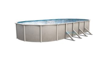 Richland 12'x24' Oval Steel Above Ground Pool with Standard Package | 52" Wall | 187721
