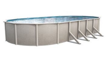 Richland 12'x24' Oval Steel Above Ground Pool with Standard Package | 52" Wall | 187721