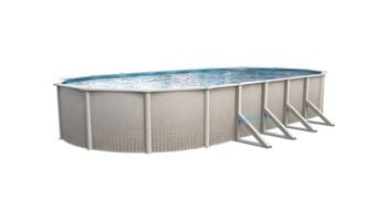 Richland 18'x33' Oval Steel Above Ground Pool with Standard Package | 52" Wall | 187724