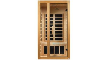 Golden Designs Dynamic Gracia 1-2 Person Low EMF FAR Infrared Sauna | Hemlock | DYN-6119-01