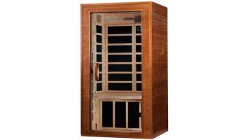 Golden Designs Dynamic Avila 1-2 Person Low EMF FAR Infrared Sauna | Hemlock | DYN-6103-01