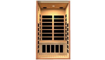 Golden Designs Dynamic Avila 1-2 Person Low EMF FAR Infrared Sauna | Hemlock | DYN-6103-01