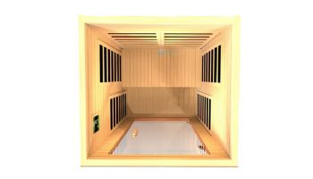 Golden Designs Dynamic Avila 1-2 Person Low EMF FAR Infrared Sauna | Hemlock | DYN-6103-01
