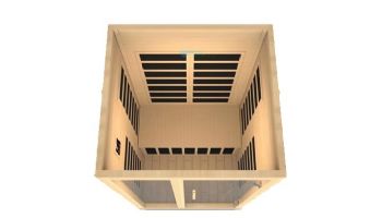 Golden Designs Dynamic Santiago 2-Person Low EMF FAR Infrared Sauna | Hemlock | DYN-6209-01