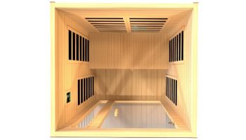 Golden Designs Dynamic Cardova 2-Person Low EMF FAR Infrared Sauna | Hemlock | DYN-6203-01