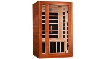 Golden Designs Dynamic Cardova 2-Person Ultra Low EMF FAR Infrared Sauna | Hemlock | DYN-6203-01 Elite