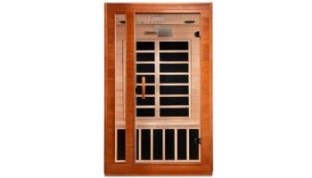 Golden Designs Dynamic Cardova 2-Person Ultra Low EMF FAR Infrared Sauna | Hemlock | DYN-6203-01 Elite