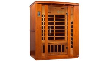 Golden Designs Dynamic Bellagio 3-Person Low EMF FAR Infrared Sauna | Hemlock | DYN-6306-02