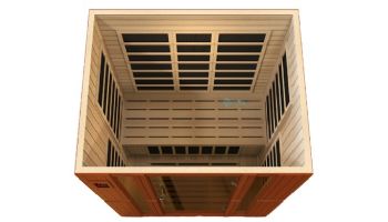 Golden Designs Dynamic Bellagio 3-Person Low EMF FAR Infrared Sauna | Hemlock | DYN-6306-02