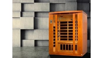 Golden Designs Dynamic Bellagio 3-Person Low EMF FAR Infrared Sauna | Hemlock | DYN-6306-02