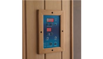 Golden Designs 2 Person Full Spectrum PureTech Near Zero EMF FAR Infrared Sauna with Himalayan Salt Bar | Hemlock | GDI-8020-02