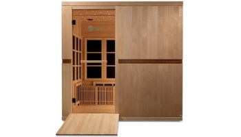 Golden Designs Catalonia 8-Person PureTech Near Zero EMF Infrared Sauna | Hemlock | GDI-6880-01 | GDI-6880-02