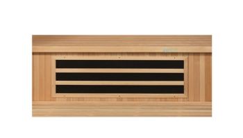 Golden Designs Lugano 3-Person Full Spectrum Near Zero EMF FAR Infrared Sauna | Hemlock | DYN-6336-03 FS