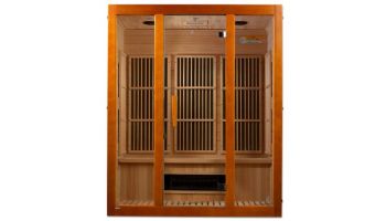 Golden Designs Maxxus Alpine Dual Tech 3-Person Low EMF FAR Infrared Sauna | Hemlock | MX-J306-02S