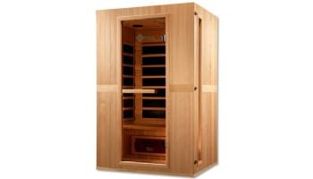 Golden Designs Maxxus Serenity Dual Tech 2-Person Low EMF FAR Infrared Sauna | Hemlock | MX-LS2-01