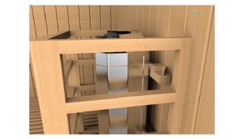 Golden Designs Copenhagen 3 Person Traditional Steam Sauna | Canadian Red Cedar | GDI-7389-01