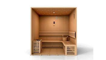 Golden Designs Copenhagen 3 Person Traditional Steam Sauna | Canadian Red Cedar | GDI-7389-01