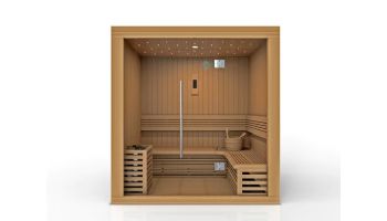 Golden Designs Copenhagen 3 Person Traditional Steam Sauna | Canadian Red Cedar | GDI-7389-01