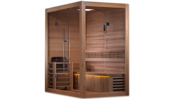 Golden Designs Forssa 3-Person Traditional Steam Sauna | Canadian Red Cedar | GDI-7203-01