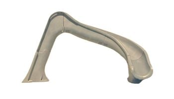 Global Pool Products Side Winder Swimming Pool Slide | Right Turn | Gray | GPPSSW-GREY-R