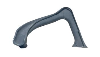 Global Pool Products Side Winder Swimming Pool Slide | Right Turn | Gray | GPPSSW-GREY-R