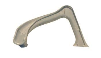 Global Pool Products Side Winder Swimming Pool Slide | Right Turn | Gray | GPPSSW-GREY-R