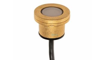 FX Luminaire LP 1 LED Underwater Light | Zone Dimming | Vertical with Stand | Natural Brass | LPZD1LEDVS30BS