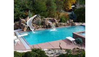 SR Smith 15' Garden Ride Pre-Configured Custom Slides | Left Curve | Cappuccino | GRS15-CL-57-C