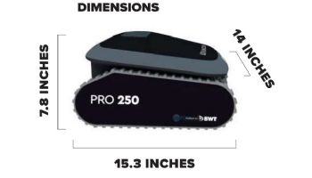 BWT Advanced Pro Line 250 Bluetooth Robotic Cleaner | Up To 50' Pool Size | 60' Cord Length | BWTRURNNOYRS2P70