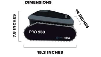 BWT Advanced Pro Line 150 Robotic Cleaner | Up To 40' Pool Size | 53' Cord Length | BWTRU2NNOY0S1P70