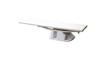 SR Smith Salt Pool Jump System Complete | 8ft Frontier III Diving Board Pewter Gray and Base | SALTPOOLJUMP 8-KIT